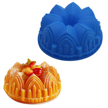 Load image into Gallery viewer, Silicone Crown Shaped Cake Mould